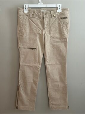 Women’s Khaki Pants Cargo Style Stretch